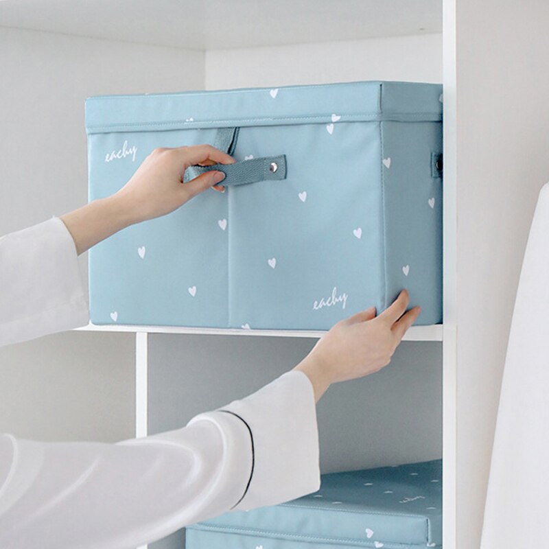 Clothes storage box Fabric Wardrobe storage box Finishing box Clothes storage box Household folding Oxford cloth big box