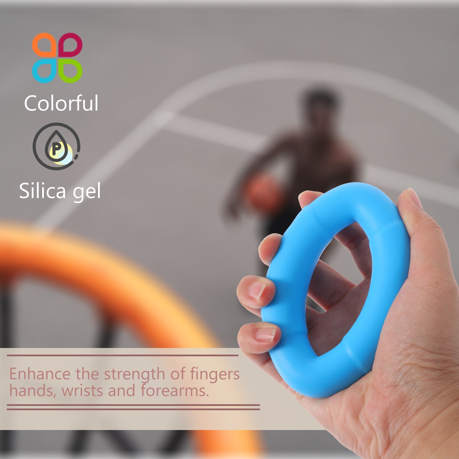 3Pcs Hand Grip Ring Multi-functional Silicone Fore... – Vicedeal