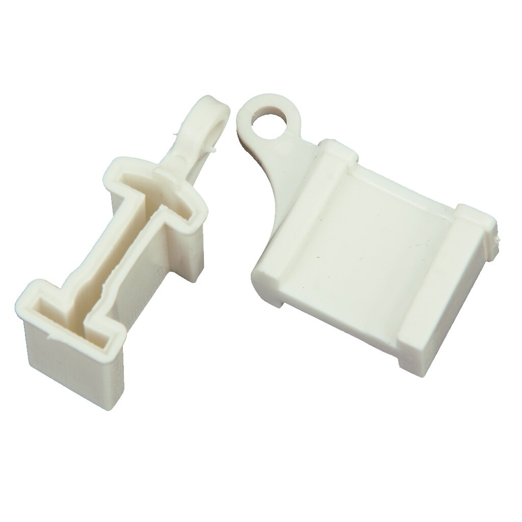 2x Window Curtain Rail Track Ends End Stop Stops DIY Installment Repair Accessories