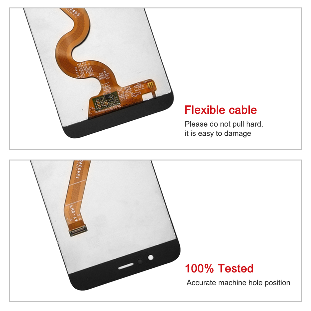 5.5 &quot;display original para huawei nova 2 plus BAC-L23 BAC-L21 lcd montagem da tela de toque digitador com quadro para nova 2 mais lcd