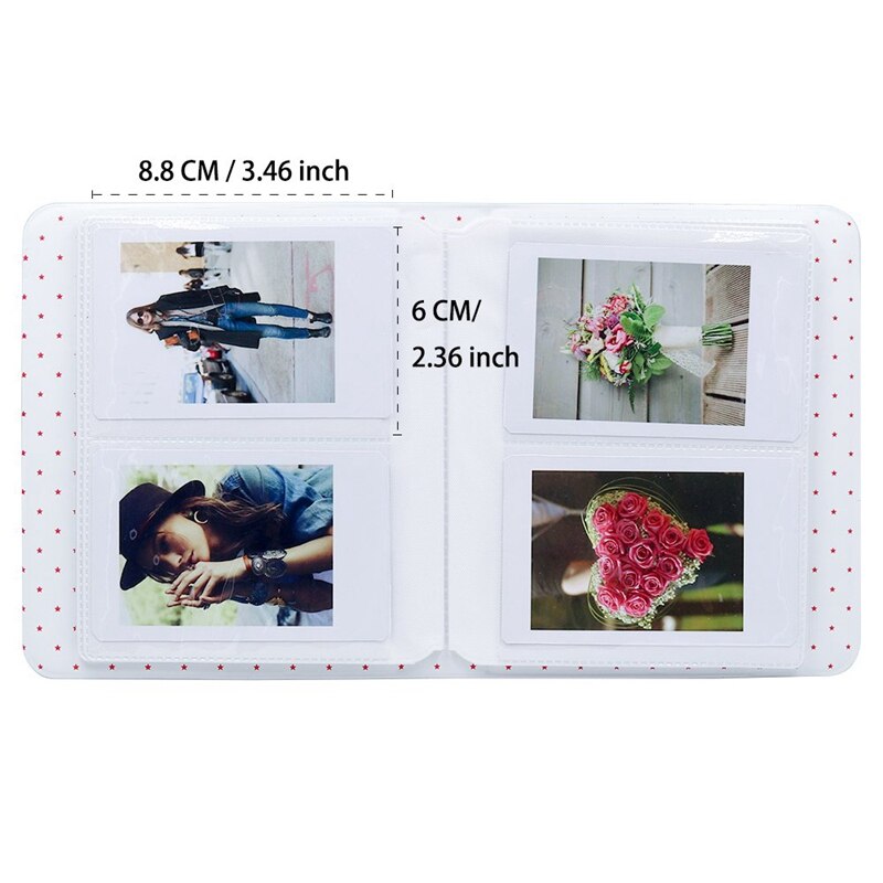 for Fujifilm Instax Mini Camera, for Polaroid 3 Inch Photo Album Sticker Color Photo FrameSnap, Z2300, SocialMatic Instant Camer