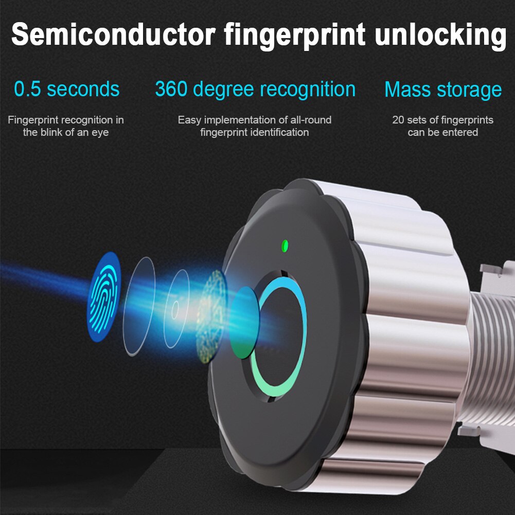 Lade Intelligente Elektronische Slot Archiefkast Lock Opbergkast Vingerafdruk Lock Kast Deur Vingerafdruk Slot Meubels