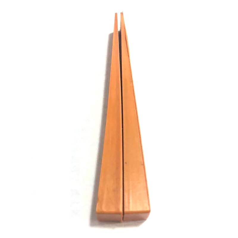Sourdine de Piano en caoutchouc, 2 pièces, accessoires de réparation de Piano, insonorisé, fourchette en cuir-Orange