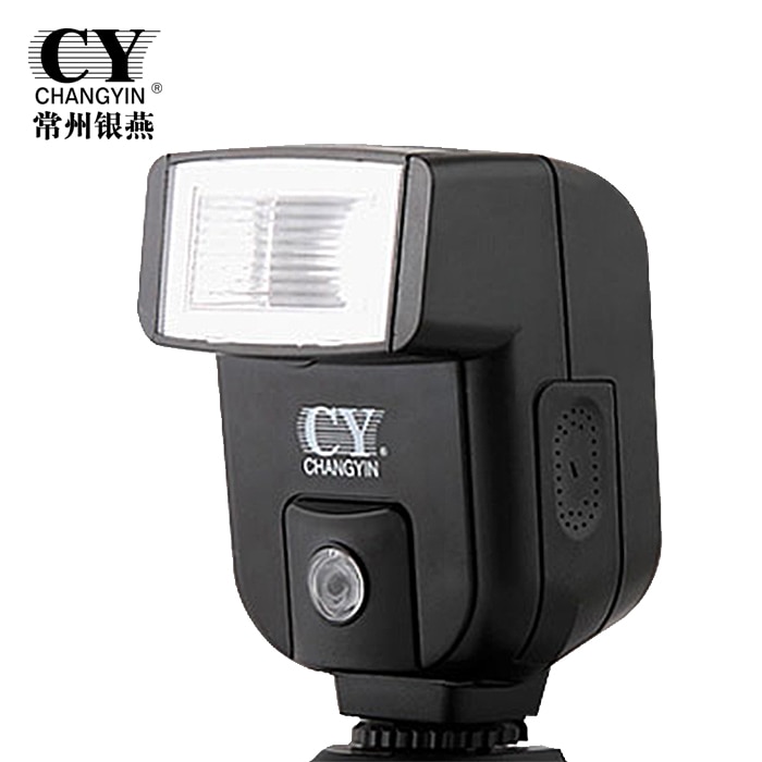 Yinyan CY-20 Flitsschoen Sync Port 5600K Mini Universele Flash Speedlite Voor Nikon Canon Panasonic Olympus Pentax Sony Alpha camera 'S