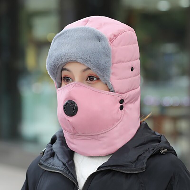 unisex Winter warm Neue Kappen Dicken Gläser Lei Feng Hüte Radfahren Winddicht Winter draussen Mittleren verändert Und Ältere Bomber hüte: 01