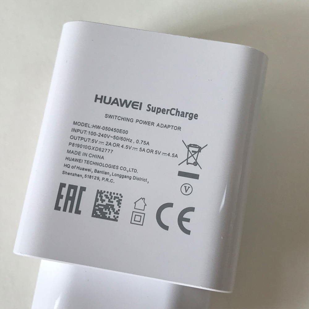 Originele Huawei Supercharge Mate 9 10 20 P10 Plus P20 Pro Honor 20 V20 Snelle Super Lader 4.5V5A Type- C USB 3.0 Type C Kabel