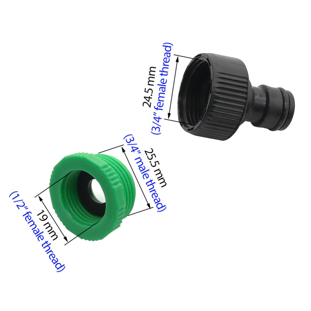 Kraan Standaard Connector Kas Homebrew Druppelirrigatie Slang Snelkoppeling Wasmachine Kraan Joint 50 Pcs