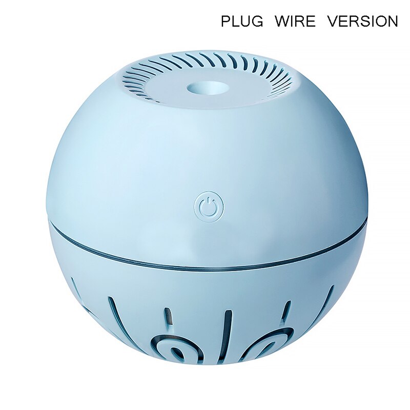 Car Air Diffuser Multi-Functional Humidifier Light Bulb Humidifier Light Speed Ball Humidifier Office Humidifier Car Accessories: Sky-blue