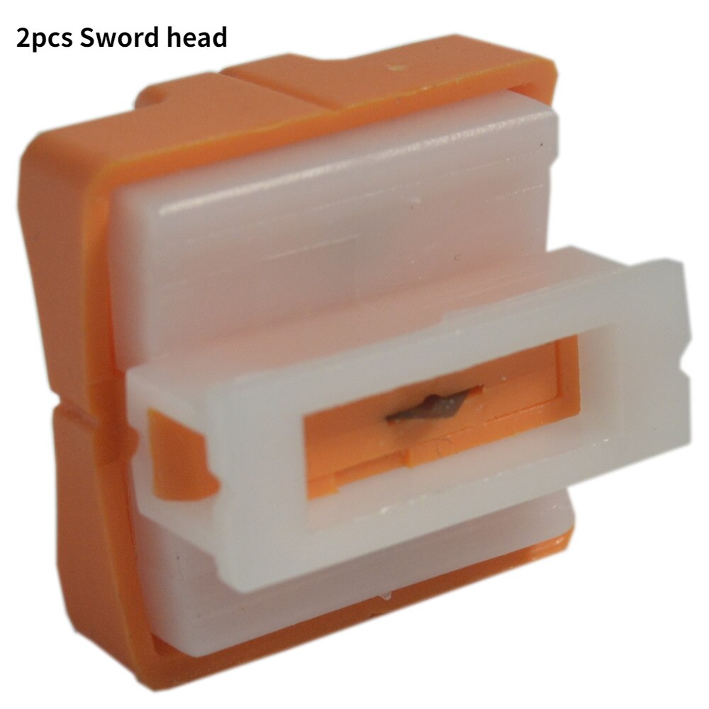 Coupe-papier pour le bureau, machine pour la découpe, lame pour feuille, A4, pour art, artisanat, photo, scrapbook, DIY, ou pour la maison, papeterie,: 2pcs Sword head