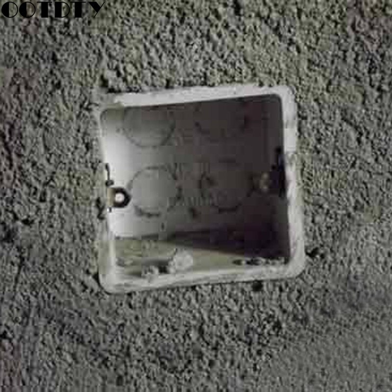 86 X 86mm Waterproof Wall Plate Junction Box Back Plate Box Outer Side Back Box