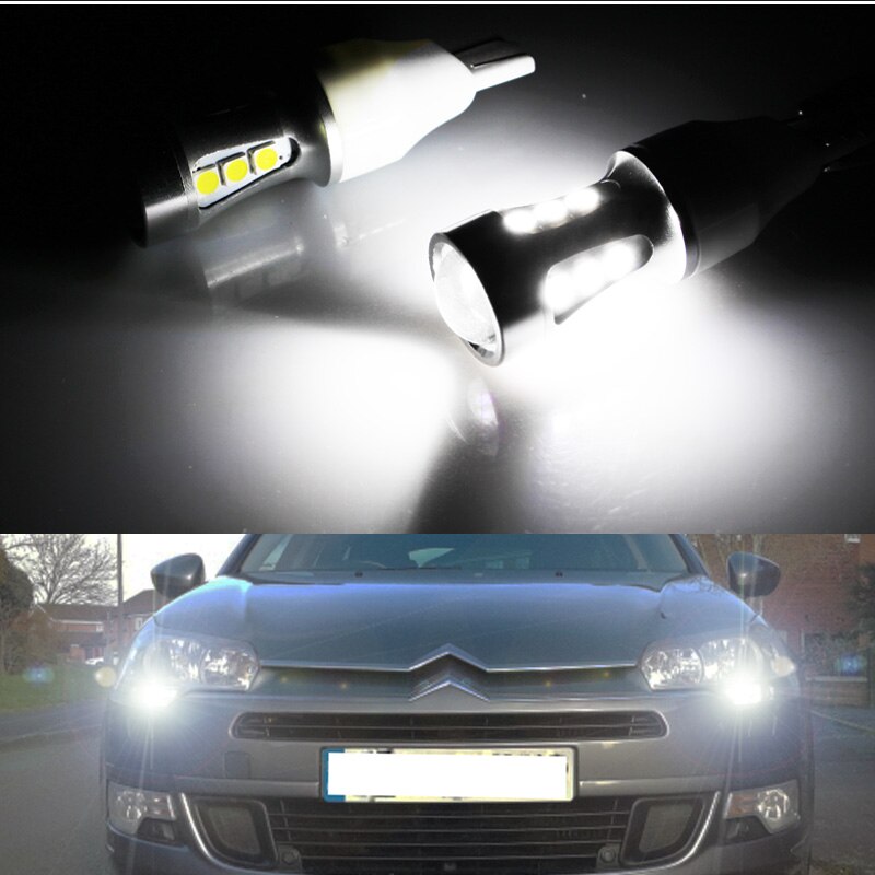Gtinthebox feux de circulation diurne led sans erreur Hp24w 3030SMD 12V g4 led feux de jour ampoule lampe pour citroën c5 et peugeot 3008