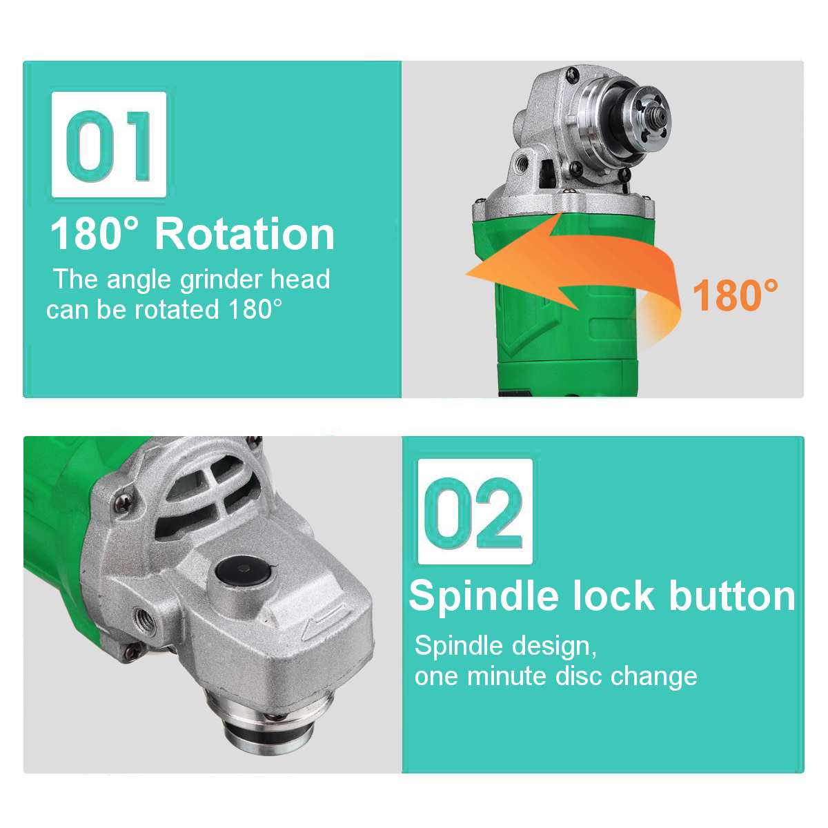 3 Speeds 11000rpm Brushless Electric Angle Grinder 100mm Rechargeable Angle Grinder Grinding Machine for Makita 18V Battery