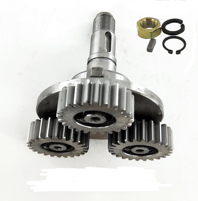 24 zubev Elektrische driewieler motor output shaft Reducer gear main shaft DC serie motor reducer gear onderdelen
