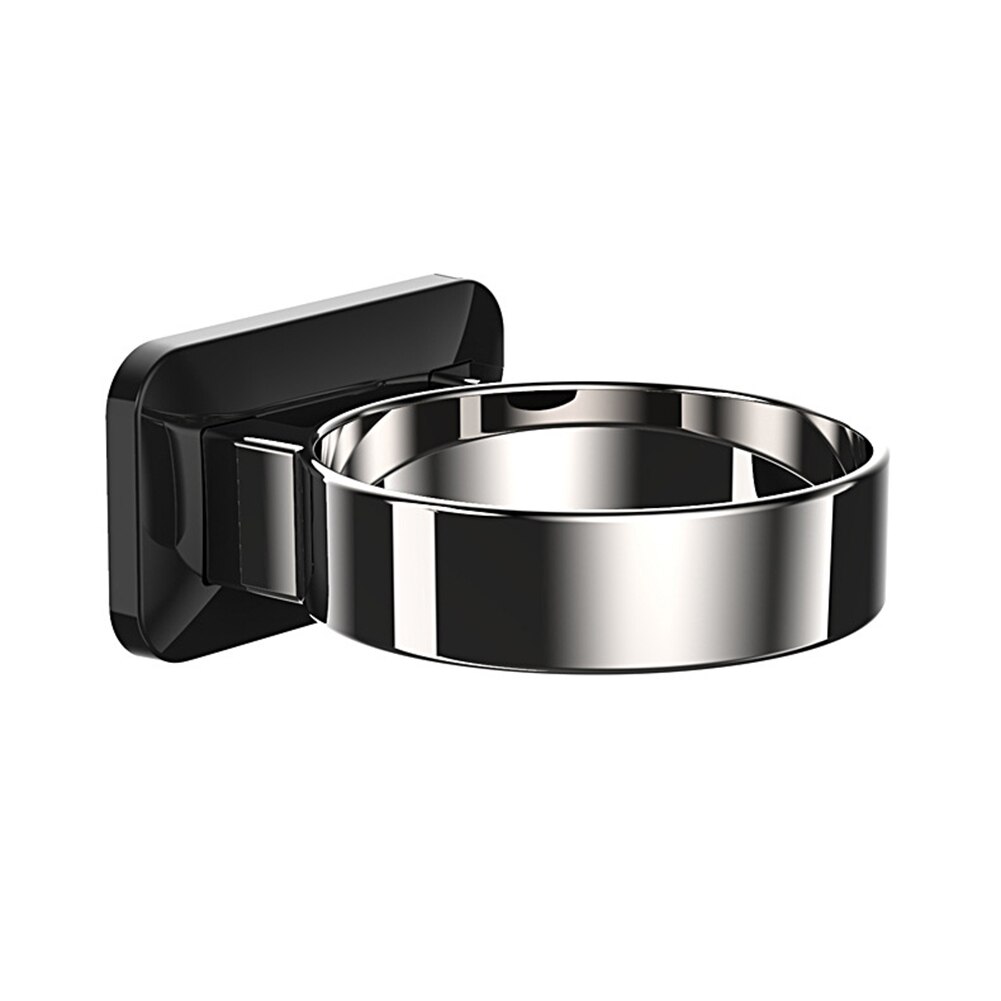 Föhn Wall Mount Houder Stand Voor Dyson Supersonic Föhn Aluminium Beugel Badkamer Opbergrek Kits: Black