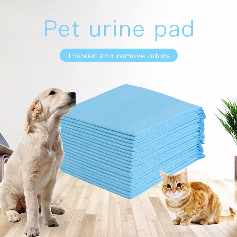 Tragbare Einweg Pet Windeln Matte Pad Wasserdicht Hunde Katze Bett Dicht Urin Pad Matten Saugfähigen Tier Reise Haustier Pee Windel
