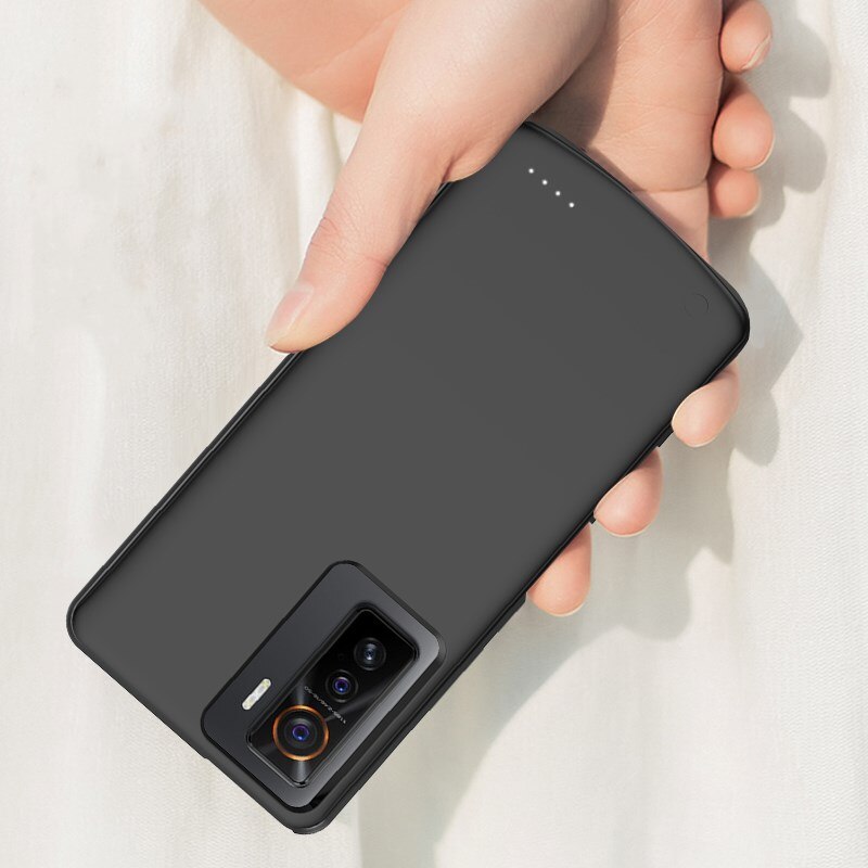 KQJYS-Funda de batería portátil para VIVO IQOO 5, cargador de batería externa, 6800mAh, para IQOO 5 Pro 5G