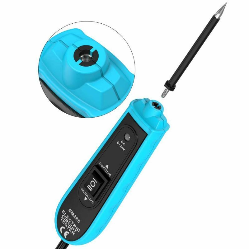 Power Probe Car Electric Circuit Tester Automotive Tools 6-24V With 5m Cable Car Electrical Systems Auxiliary Testing Tool