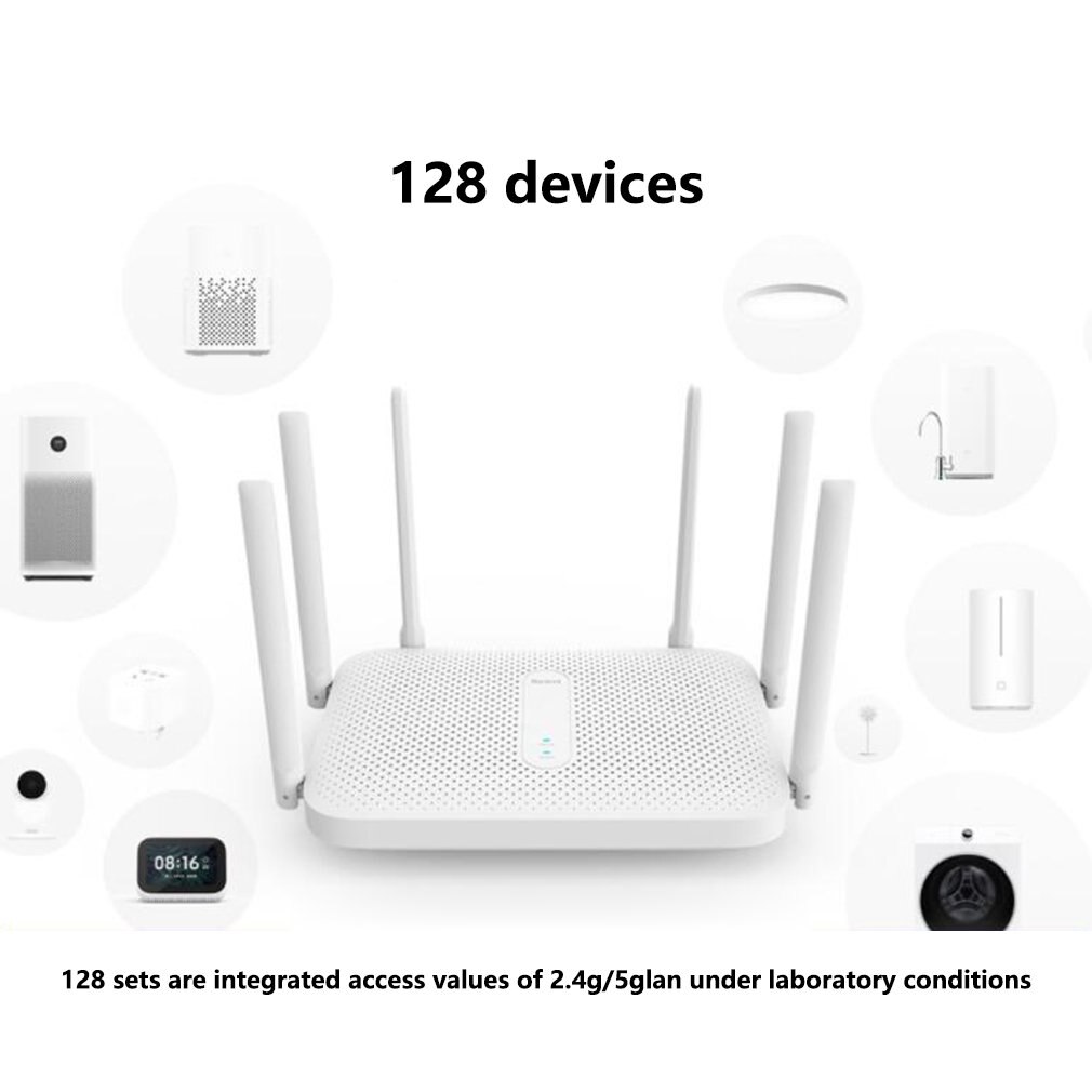 Xiaomi Redmi Router AC2100 Gigabit 2.4G 5.0GHz strengthen Dual-Band Wireless Wifi Repeater 6 High Gain Antennas Wider