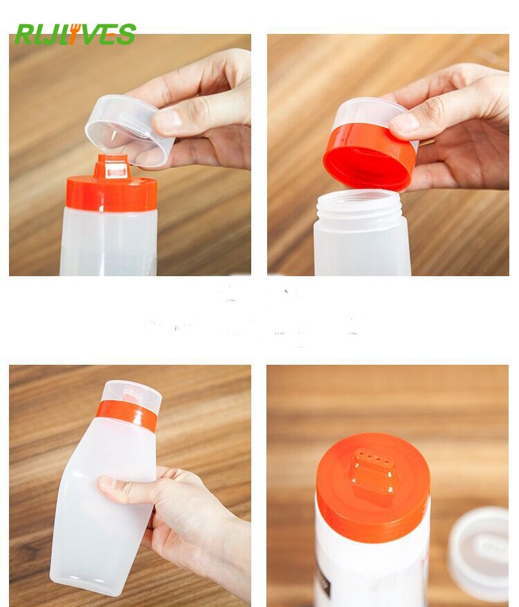 1 Stück Salatdressing Flasche Kunststoff quetschen Würze Spender Für Soße Ketchup Essig Öl Saucen Dressing Flasche
