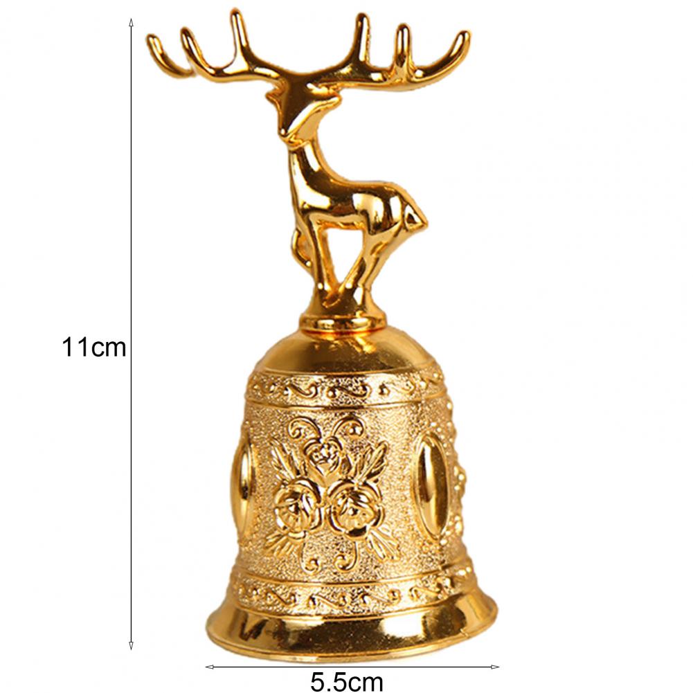 Handheld Hand Call Bell Pleasant Sound Zinc Alloy Fine Texture Desk Service Bell for