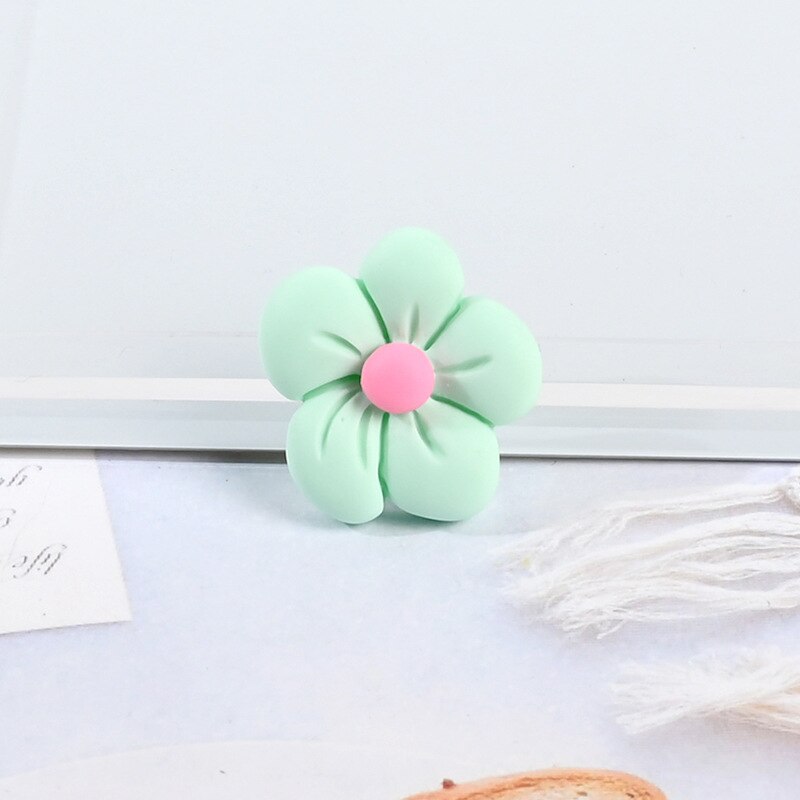 20 Stuks Resin Simulatie Kleurrijke Bloem Telefoon Case Decor Diy Sieraden Accessoires Haarspeld Haar Touw Thuis Handgemaakte Decoraties