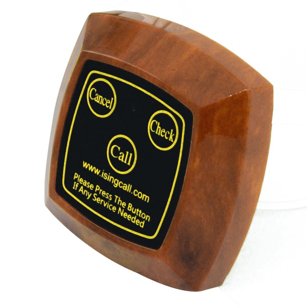 SINGCALL Wireless Restaurant Service Paging System,guest call waiter system,with call,check,cancel keys,433Mhz,.