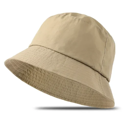 Plus Size Bucket Hat Men Women Summer Sun Protection Sun Hat Outdoor Waterproof Big Size XL Breathable Fisherman Hat Panama Bob: XS / army green