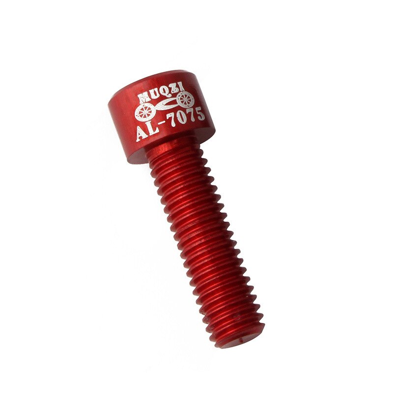 1/4Stck Fahrrad Lenker Vorbau Schraube Aluminium Legierung M5 * 17Mm Berg Straße Fahrrad Fest Ausrüstung Stengel Steigleitung Schrauben Radfahren Zubehör: 1Stck rot