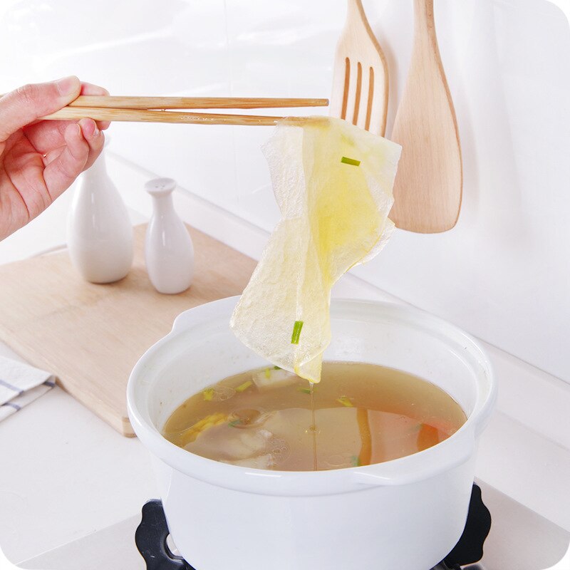 kitchen food oil film soup oil smoke paper (12 pieces) Food grade heat-resistant material used for a long time