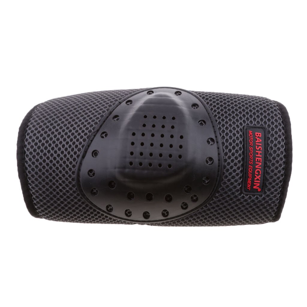 Pair Knee Pads, Adjustable Gear Crashproof Antislip Protective Shin Guards for Motorcycle Mountain Biking