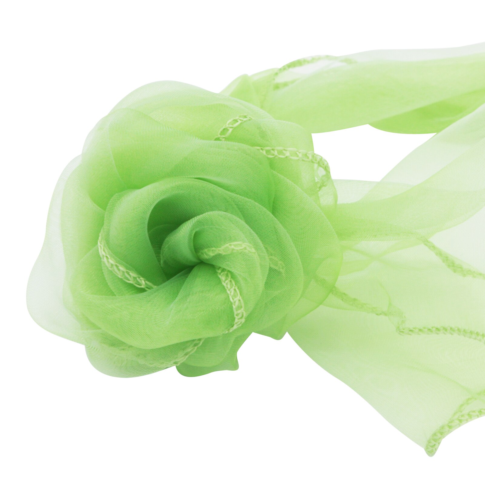 Organza stole skære sløjfe stole skære tyl til bryllup begivenheder & fest banket juledekoration mintgrøn: Lysegrøn