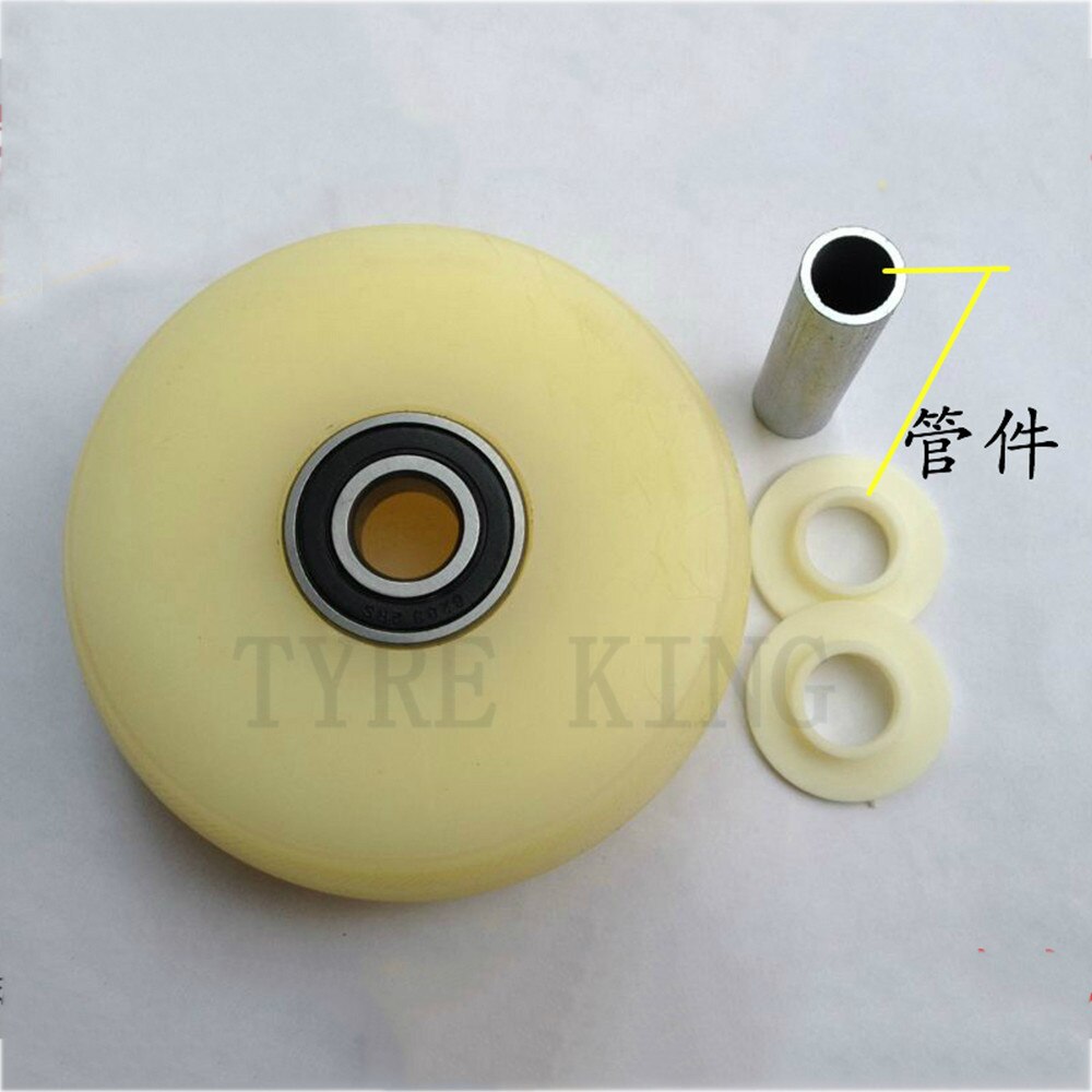 4 Inch Solid Wheel 100mm Nylon Wheel 4" Caster Universal Wheel Trolley Wheel Flat Wheel Pull Wheel