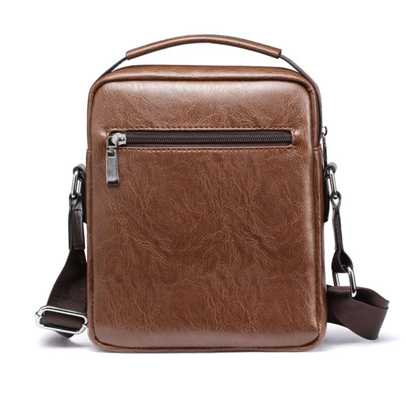 Casual Mannen Schoudertas Vintage Crossbody Tassen Mannelijke Tas Pu Lederen Handtas Capaciteit Mannen Messenger Zakken Zak