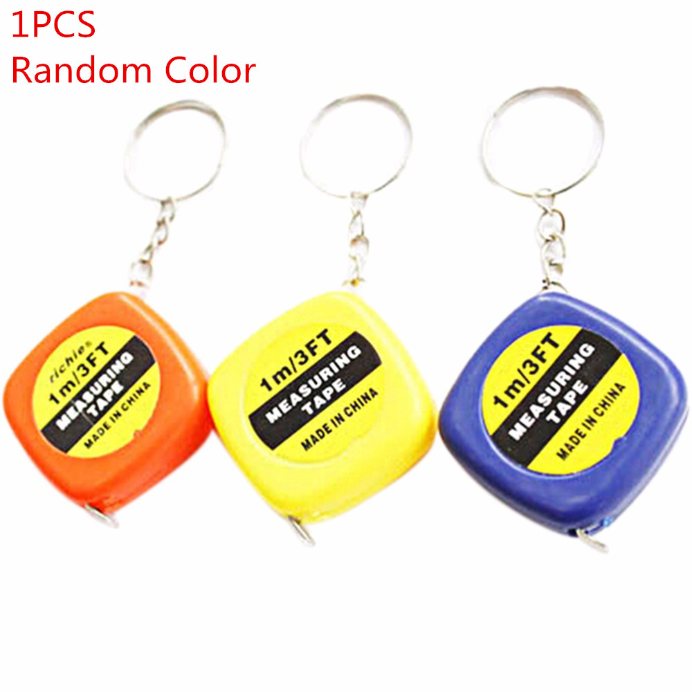 Mini Cute Tape Measure With Key Chain Plastic Portable 1.5m Retractable Ruler Centimeter/Inch Tape Measure: 5