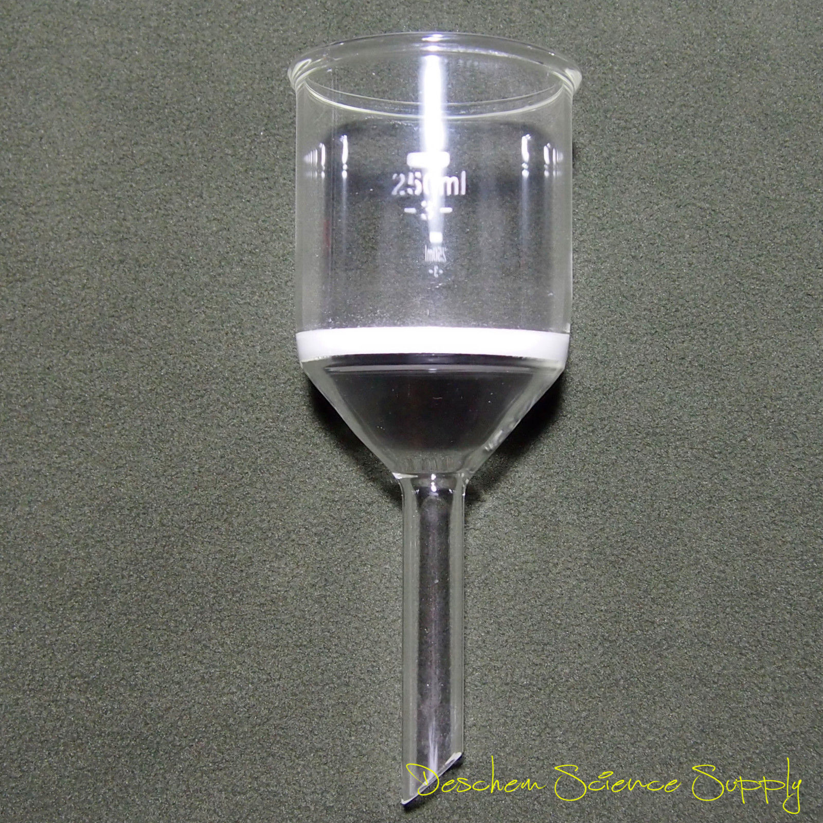 250ml,Glass Buchner Funnel,Lab Filter Funnels Chemistry Glassware