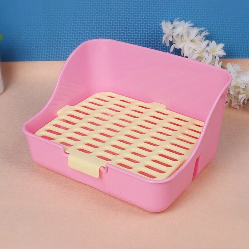 Duża plastikowa kwadratowa kuweta dla zwierzaka małe środowisko dla zwierząt łatwe robić czyszczenia i pakowania