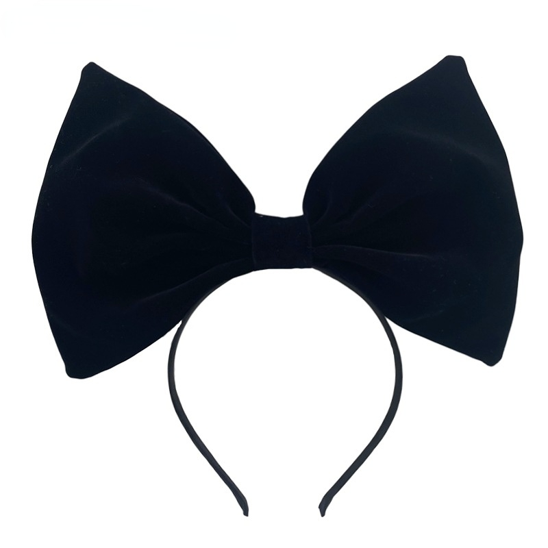 Meisjes Vrouwen Grote Bogen Hoofdbanden Haarbanden Haarhoepel Bruiloft Carnaval Feestkostuum Accessoires Rood Zwart: YELLOW