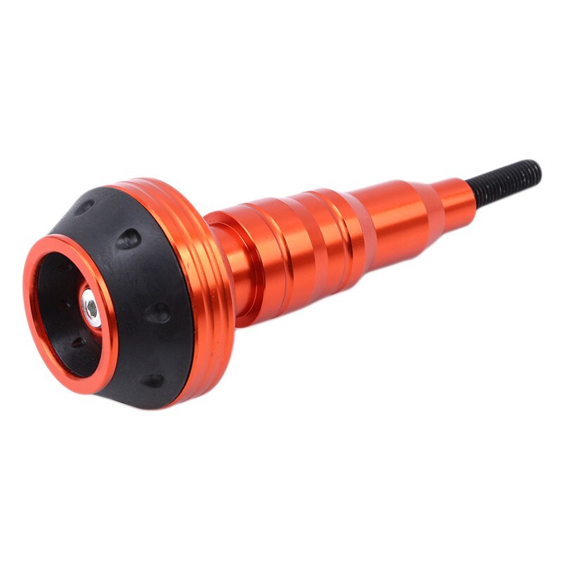 Universal 1 Piece Motorcycle Falling Protectors Exhaust Frame Slider Anti Crash Pad Protector Durable: Orange