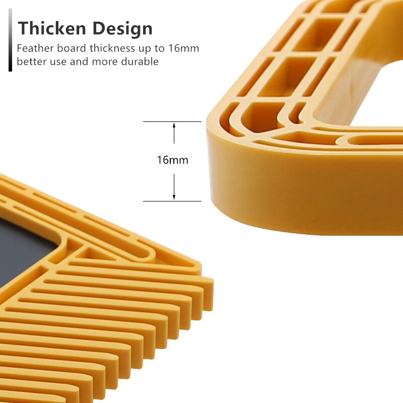 Extended Feather Loc Board Set multi-function Woodworking Engraving Machine Double Featherboard Miter Gauge Slot DIY Tool