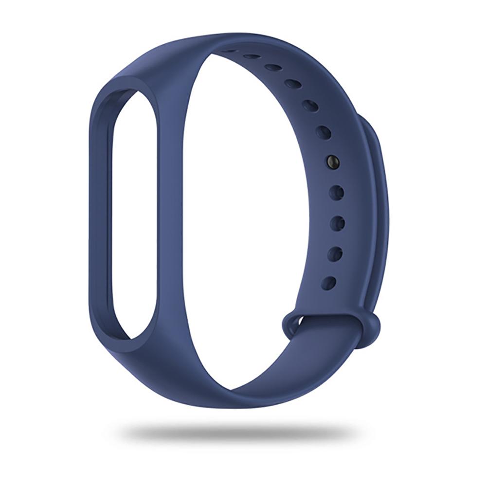 M3- kleurenscherm bluetooth sport smart polsband bloeddrukmeter hartslagmeter fitnessband tracker stappenteller band smartband: Marineblauwe horlogeband