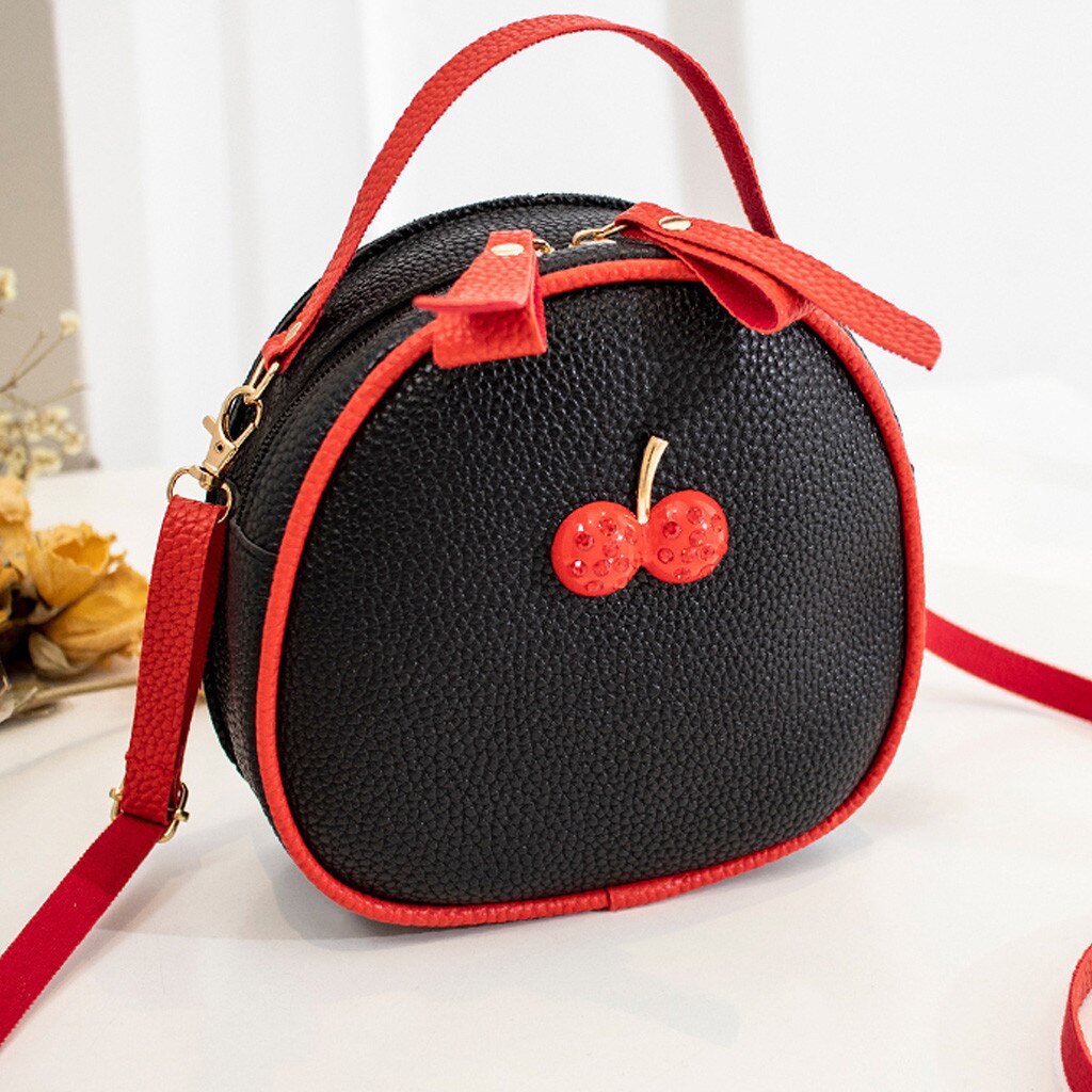 PU Leather Women Shoulder Bag Female Purse and Handbags Girl Mini Cherry Crossbody Bag Vintage sac main femme #T1P