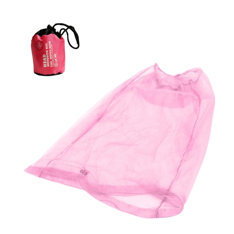 Red para cabeza, malla para insectos, red para para insectos, sin insectos del exterior: Rosa