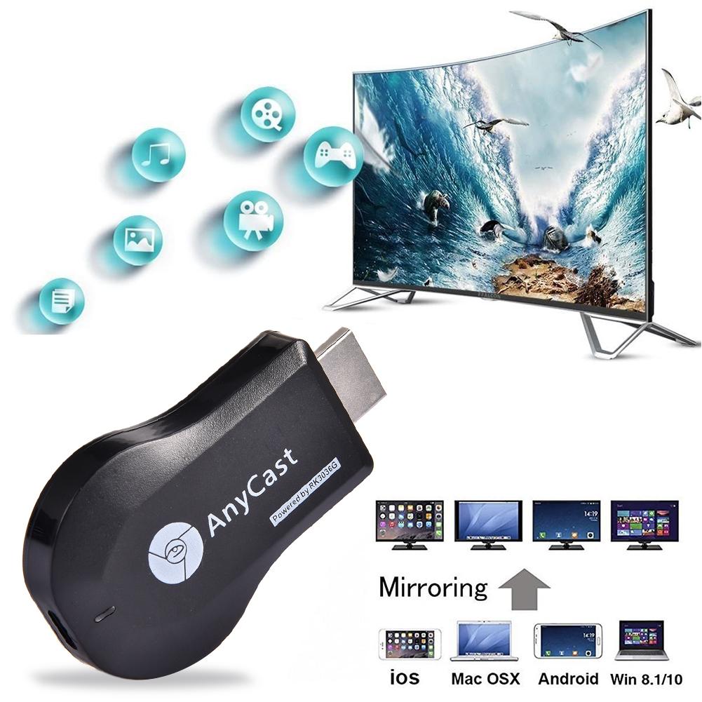 Wireless Display Dongle,WIFI Portable Display Receiver 1080P HDMI Miracast Dongle For IOS IPhone IPad/Mac/Android Smartphones