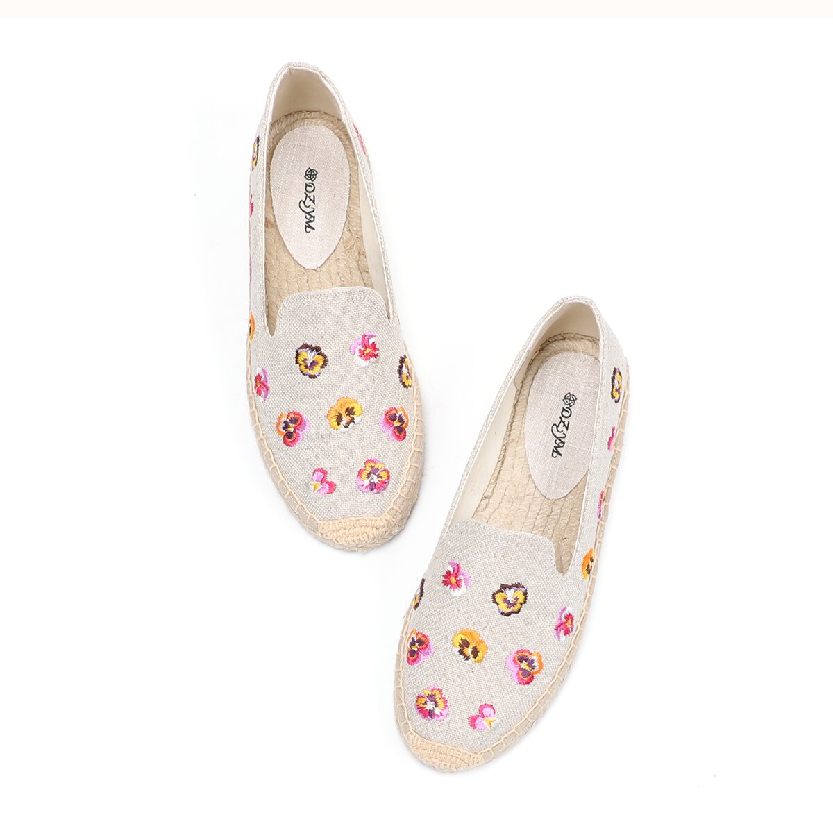 Espadrillas 2022 piattaforma piatta nuovo arrivo canapa punta tonda gomma Slip-on Casual Zapatillas Mujer Sapatos primavera/autunno
