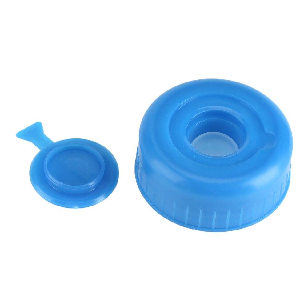 5Pcs Blue Gallon Drinking Water Bottle Bucket Screw On Cap Replacement Anti Splash Lid Reusable Caps Top Thread Kitchen Supplies