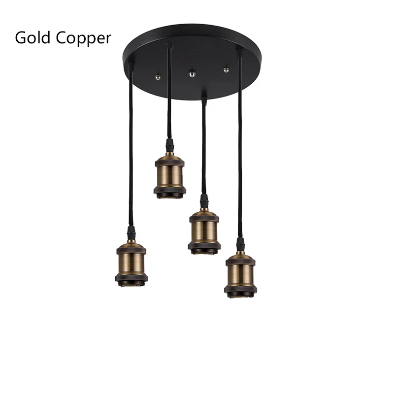 E27- skrue pærefatning lysfatning industriel retro armaturer lampeholderarmatur pendellamper 110v 220v aluminium lampefatning: Rød