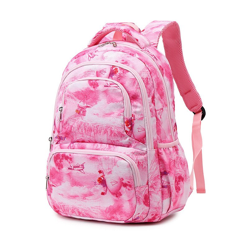 ¡Novedad! Mochilas escolares para niños, Mochilas para niños en la escuela primaria para adolescentes, Mochilas impermeables para ordenador portátil: Pink