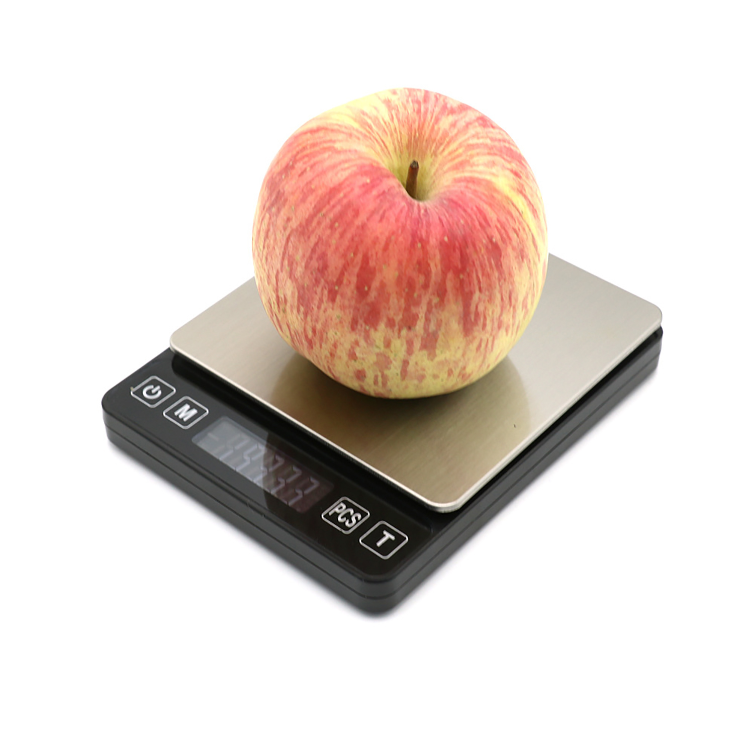 Mini sacos de café de bolsillo, báscula de cocina electrónica de acero inoxidable, báscula de joyas Digital para alimentos, batería con pantalla LCD
