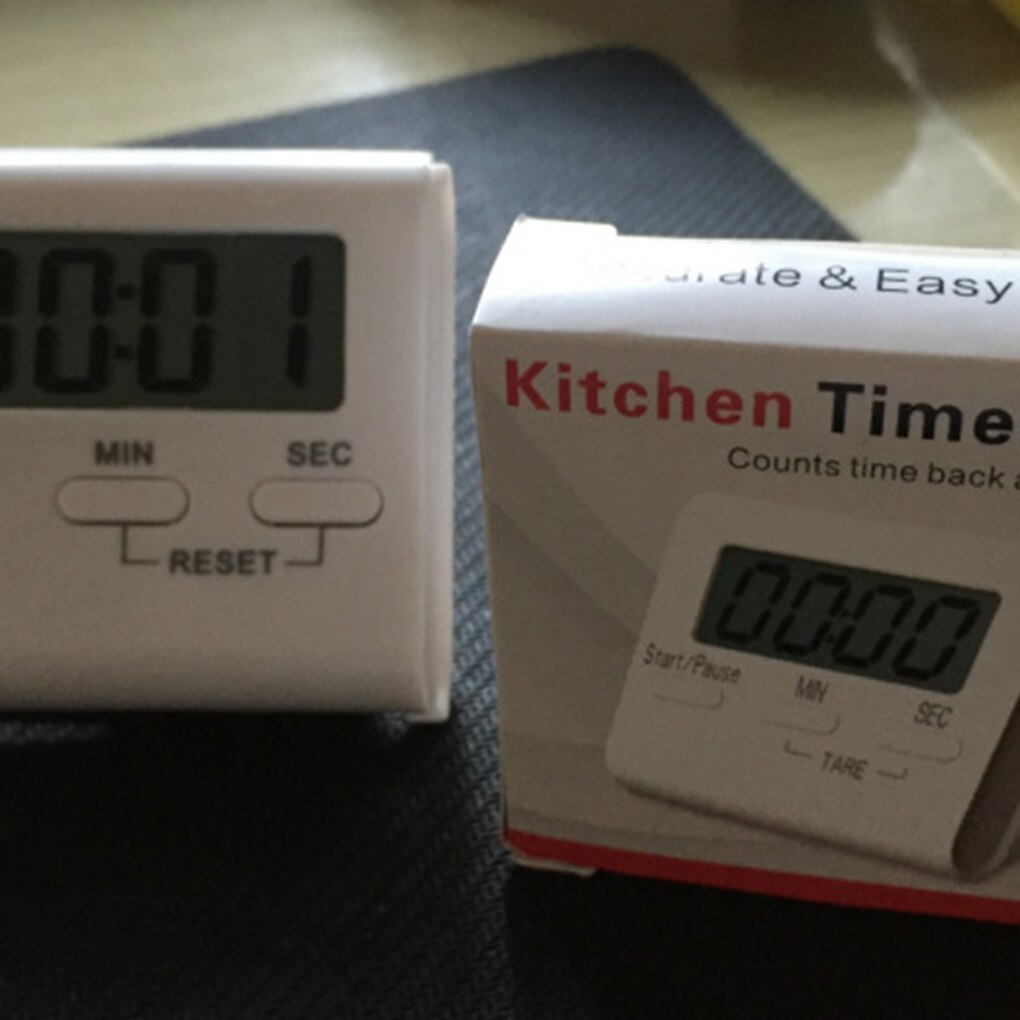 Mini LCD Digital Screen Kitchen Cooking Timer Count Down Up Clock Loud Alarm Hour Meter Kitchen Timers Tools