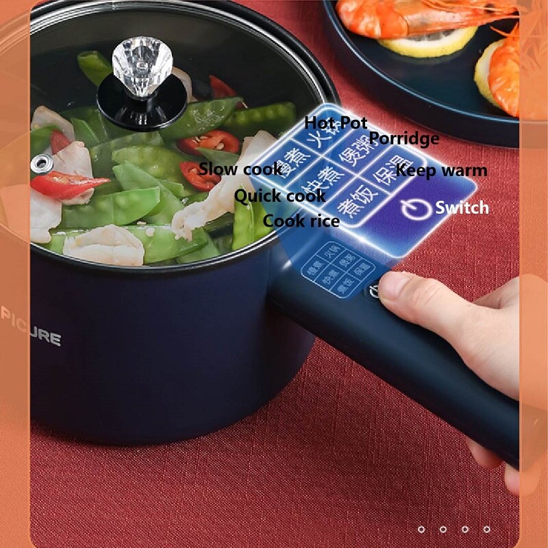 Cuiseur à riz électrique multifonction, 110V, 220V, antiadhésif, domestique, 1,8 l